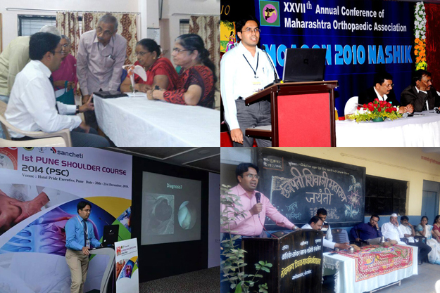 Dr. Mayur Purandare conducting various sessions, awareness camps, receiving prizes/ awards.
